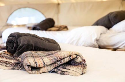 Relaxing glamping hen weekends