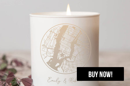 Engagement candle