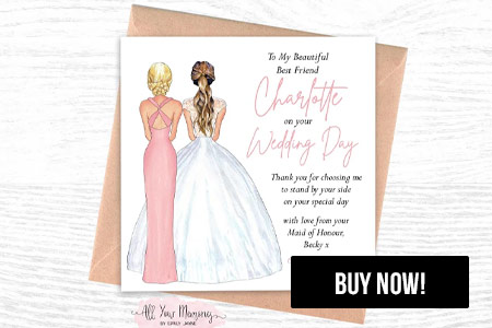 Wedding day card