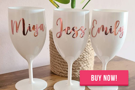 personalised wine glass