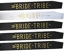 Black Bride Tribe Sashes