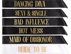 Funny Nickname Sashes