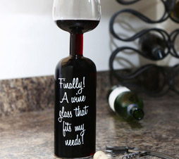 wine glass bottle