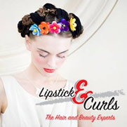lipstick and curls
