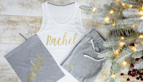 personalised pyjama set