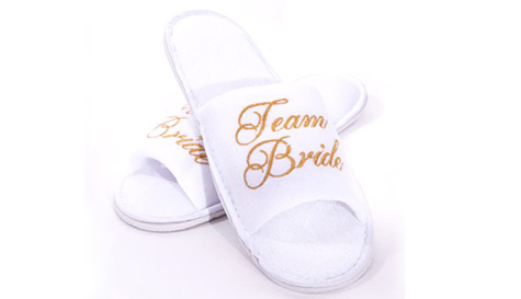 eam bride bridesmaid slippers