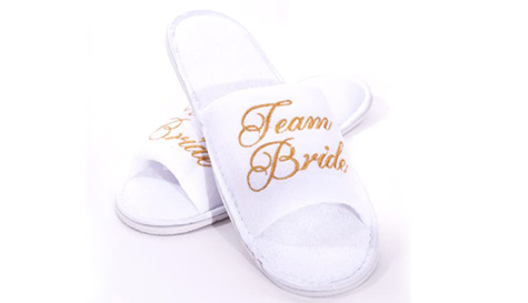 eam bride bridesmaid slippers