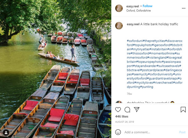 punting oxford