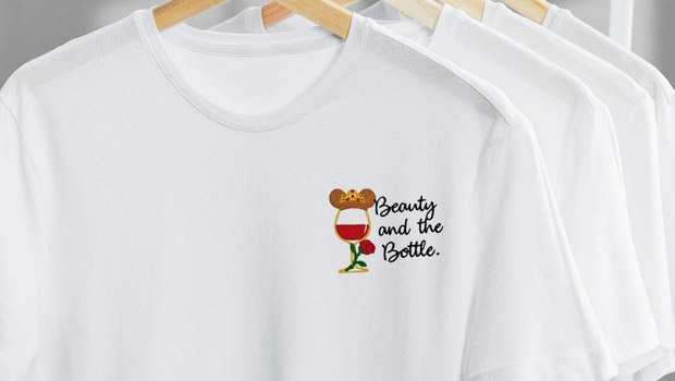 beauty and the bottle t shirt