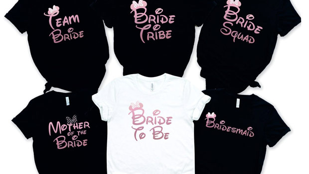 disney bride tribe t shirt
