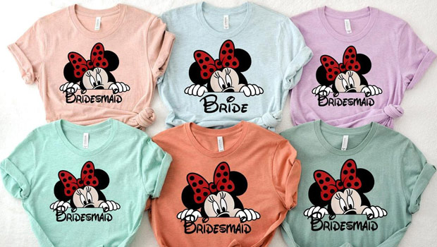 minnie mouse hen party t shirt