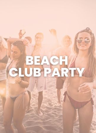 beach club hen party 