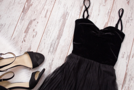Black hen do dresses