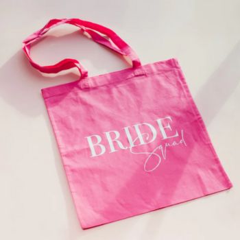 Bride squad tote bag