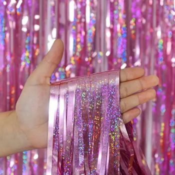 Sparkly curtain