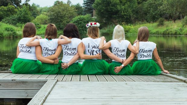 Festival-themed hen party outfits