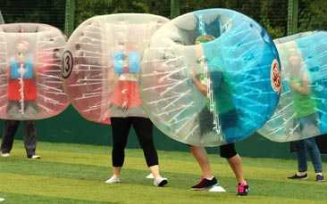 bubble football leeds
