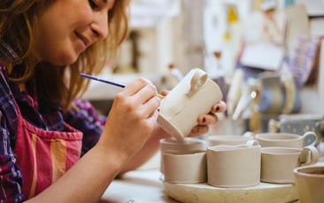 Virtual Ceramic Painting hen party activity