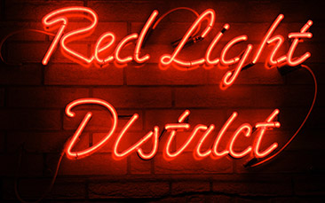 red light photoshoot & XXX cupcakes