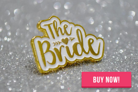 the bride badge